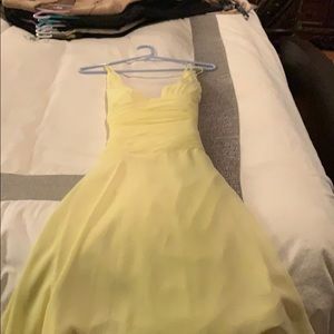 Yellow prom/bridesmaids dress
